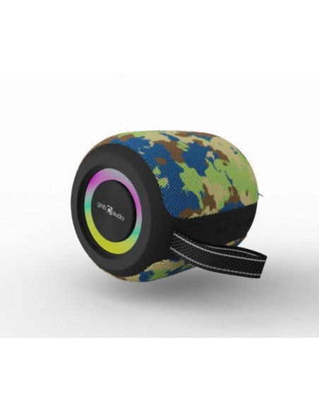 SPK-BT-LED-05-CM Portable Speaker|GEMBIRD|Camouflage|Portable/Wireless|Bluetooth|SPK-BT-LED-05-CM iš UAB SINTAS