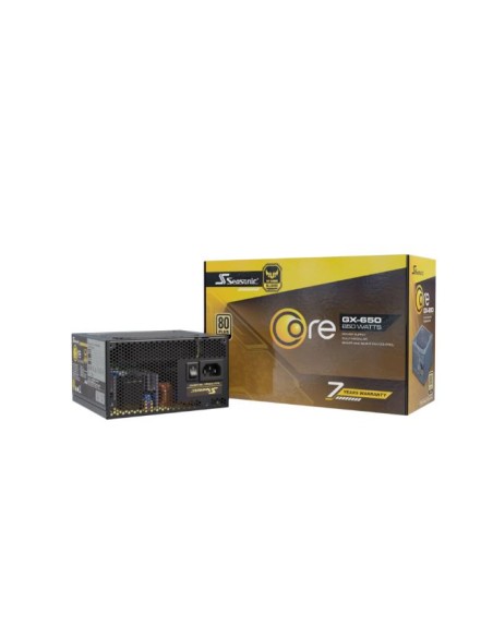 SRP-CGX651-A5A32SF Power Supply|SEASONIC|CORE GX|650 Watts|Efficiency 80 PLUS GOLD|SRP-CGX651-A5A32SF iš UAB SINTAS