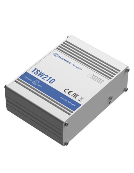 TSW210 Switch|TELTONIKA|TSW210|8x10Base-T / 100Base-TX / 1000Base-T|2xSFP|TSW210 iš UAB SINTAS