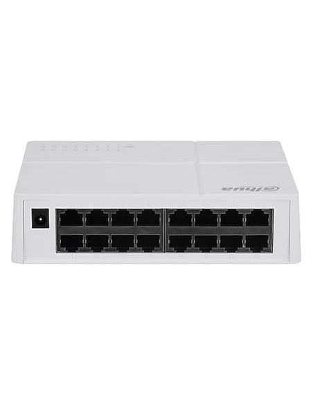 Switch|DAHUA|Desktop/pedestal|16x10Base-T / 100Base-TX|SF1016L