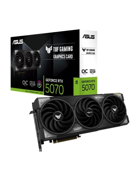 Graphics Card|ASUS|NVIDIA GeForce RTX 5070|12 GB|GDDR7|192 bit|PCIE 5.0 16x|Triple slot Fansink|2xHDMI|3xDisplayPort|TUF-RTX5070
