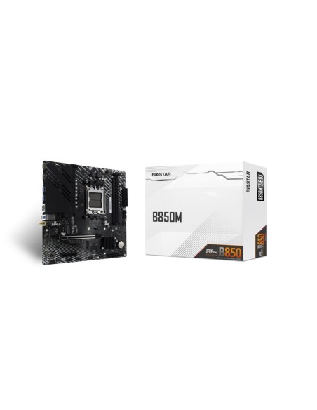 Mainboard|BIOSTAR|AMD B850|SAM5|Micro-ATX|1xPCI-Express 4.0 4x |1xPCI-Express 4.0 16x|2xM.2|1xHDMI|1xDisplayPort|6xUSB 2.0|6xUSB