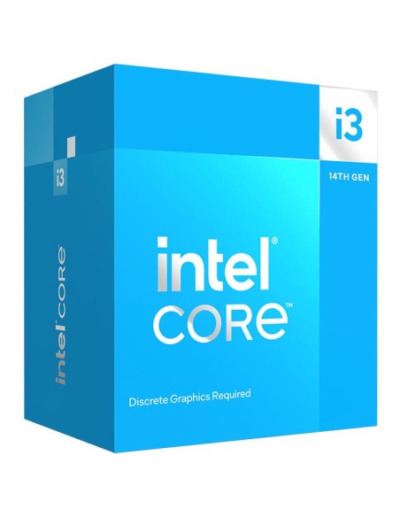CPU|INTEL|Desktop|Core i3|i3-14100F|Raptor Lake|3500 MHz|Cores 4|12MB|Socket LGA1700|58 Watts|BOX|BX8071514100FSRMX2
