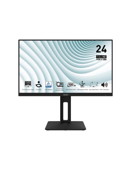 LCD Monitor|MSI|PRO MP242AP|23.8"|Business|Panel IPS|1920x1080|16:9|100Hz|1 ms|Swivel|Pivot|Height adjustable|Tilt|Colour Black|