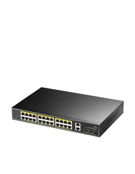 ➤ 24 prievadų komutatorius CUDY GS1026PS2 