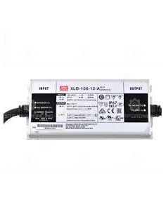 ➤ Impulsinis maitinimo šaltinis LED 96W 12V 8A IP67, dimeriuojamas, Mean well XLG-100-12-A 