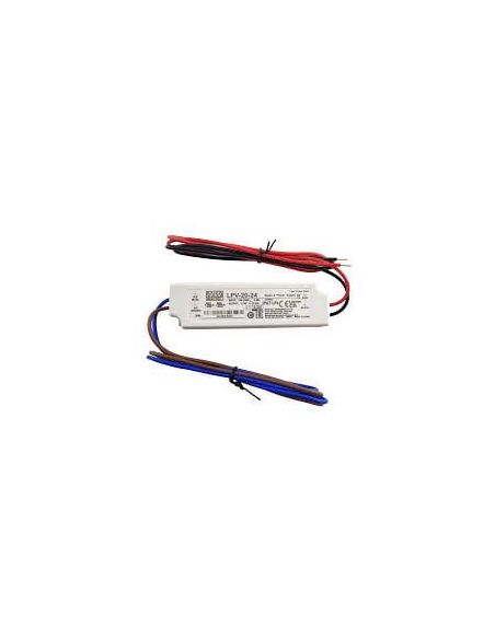 ➤ Impulsinis maitinimo šaltinis LED 24V 20W 0.84A IP67, Mean well, LPV-20-24 