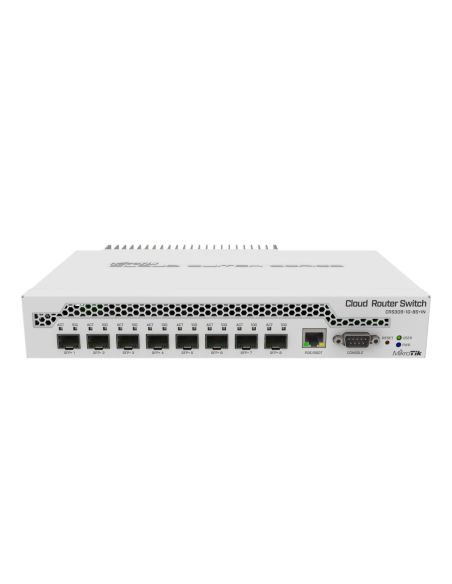 ➤ Komutatorius 9 prievadų Mikrotik CRS309-1G-8S+IN 