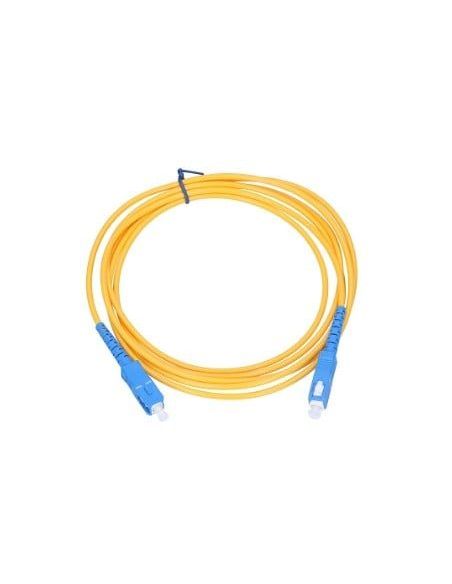 ➤ Optinis laidas SC/UPC-SC/UPC SM (1m, simplex, OS1/OS2, G657A1, 9/125µm, LSZH) 
