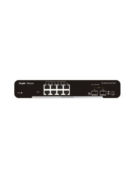 ➤ Komutatorius 10 prievadų Ruijie Reyee RG-NBS3100-8GT2SFP (Valdomas) 