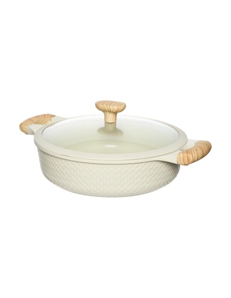 SHALLOW POT D28CM 4.1L/BEIGE 93806 RESTO