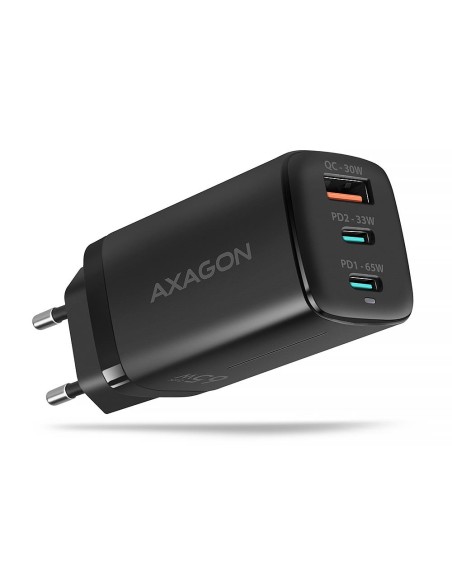 MOBILE CHARGER WALL USB 65W/GAN 3PORT ACU-DPQ65 AXAGON