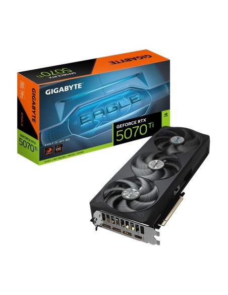 Graphics Card|GIGABYTE|NVIDIA GeForce RTX 5070 Ti|16 GB|GDDR7|256 bit|PCIE 5.0 16x|Triple slot Fansink|1xHDMI|3xDisplayPort|GV-N