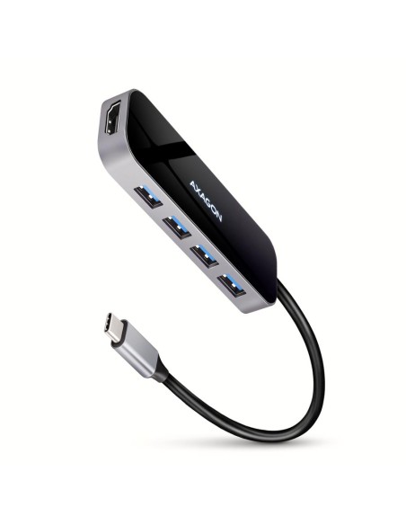 I/O HUB USB-C 6IN1/0.2M HMC-6H4A AXAGON