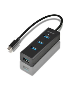 I/O HUB USB-C 4PORT CHARGING/0.4M HUE-S2C AXAGON
