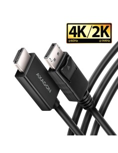 CABLE DP TO HDMI 1.8M/RVD-HI20C2 AXAGON
