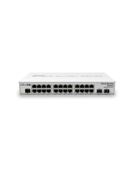 ➤ 24 prievadų valdomas komutatorius MikroTik CRS326-24G-2S+IN