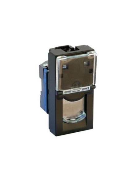 ➤ Kompiuterinis lizdas RJ45 Legrand Mosaic 079461L (matinė juoda)