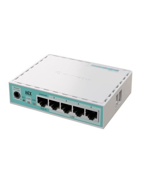 ➤ Maršrutizatorius 5 prievadų MikroTik E50UG hEX refresh