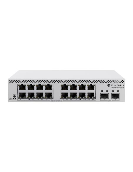 ➤ 16 prievadų komutatorius MikroTik Cloud Smart Switch CSS318-16G-2S+IN