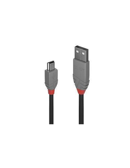 CABLE USB2 A TO MINI-B 1M/ANTHRA 36722 LINDY