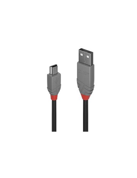 CABLE USB2 A TO MINI-B 5M/ANTHRA 36725 LINDY