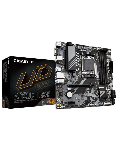 Mainboard|GIGABYTE|AMD A620|SAM5|Micro-ATX|Memory DDR5|Memory slots 4|1xPCI-Express 4x|1xPCI-Express 3.0 1x|1xM.2|1x15pin D-sub|