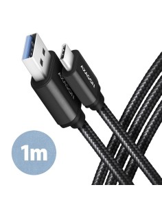 CABLE USB-C TO USB3.2 1M/BLACK BUCM3-AM10AB AXAGON