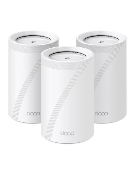 Wireless Router|TP-LINK|Wireless Access Point / Router|3-pack|9300 Mbps|Mesh|Wi-Fi 7|USB 3.0|4x2.5GbE|LAN WAN ports 4|Number of 