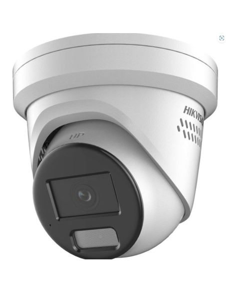 ➤ Hikvision dome DS-2CD2387G2H-LISU/SL F4 (balta, 8 MP, IR + LED, ColorVu + AcuSense)
