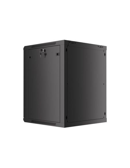 ➤ Komutacinė spinta 19'' pakabinama 18U 600x600mm (juoda, nesurinkta, IP20) ASP2-6618