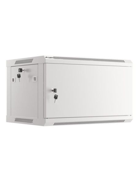 ➤ Komutacinė spinta 19'' pakabinama 6U 600x450mm (pilka, surinkta, IP20) AWM2-6406