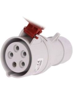 ➤ Pramoninis pernešamas kištukinis lizdas Pawbol B.1040 (16A, 5P, 400V, IP44)