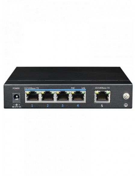 ➤ 4 prievadų, 4 PoE komutatorius UTEPO UTP3-SW0401-TP60