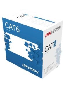 ➤ Kabelis ryšio Hik-vision UTP 6E (Gysla-0.53mm, ritė 305m, vidaus) DS-1LN6-UE-W
