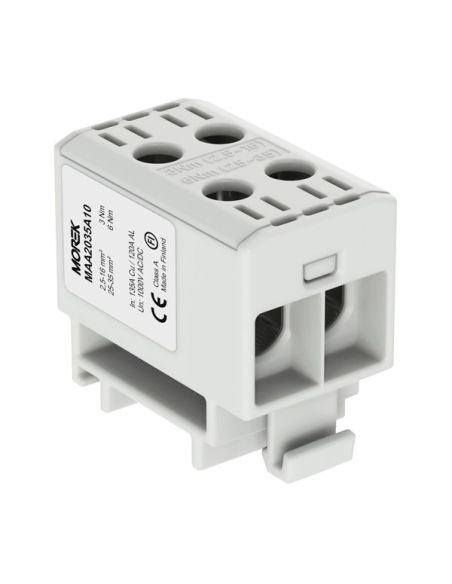 ➤ Gnybtas OTL35-2 2x2.5-35mm2 Morek MAA2035A10 (pilka)