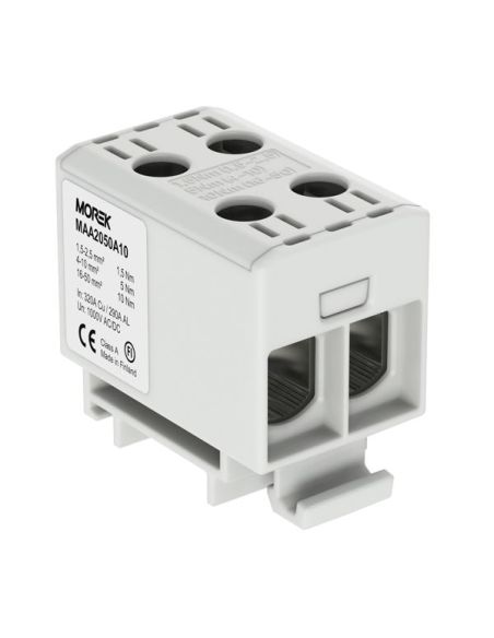 ➤ Gnybtas OTL50-2 2x1.5-50mm2 Morek MAA2050A10 (pilka)