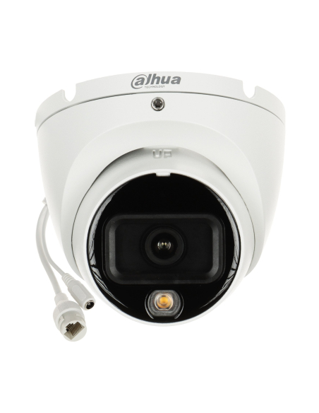 ➤ Dahua Dome IPC-HDW1639T-A-IL-0280B-S6 F2.8 (Balta, 6MP, ~110°, IR+balta šviesa 30m, IP67)