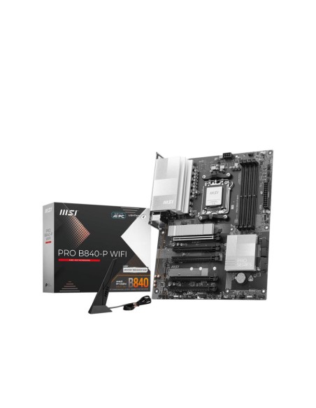 Mainboard|MSI|AMD B840|SAM5|ATX|Memory DDR5|Memory slots 4|5xPCI-Express 16x|2xM.2|1xHDMI|1xAudio-In|1xAudio-Out|1xMicrophone|4x