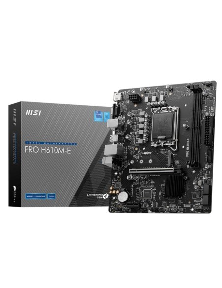 Mainboard|MSI|Intel H610|LGA1700|Micro-ATX|Memory DDR5|Memory slots 2|1xPCI-Express 1x|1xPCI-Express 16x|1xM.2|1x15pin D-sub|1xH