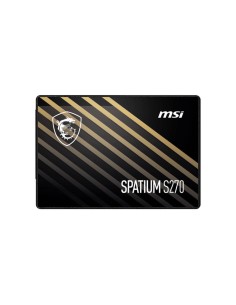 SSD|MSI|SPATIUM S270|960GB|SATA|3D NAND|Write speed 450 MBytes/sec|Read speed 500 MBytes/sec|2,5"|TBW 500 TB|MTBF 2000000 hours|
