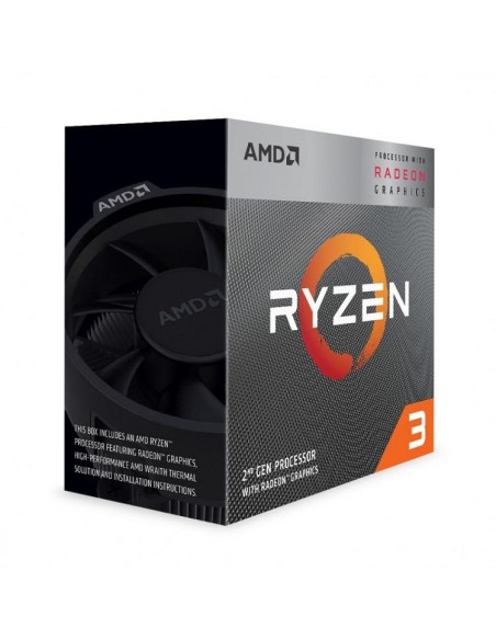 CPU|AMD|Ryzen 3|3200G|3600 MHz|Cores 4|4MB|Socket SAM4|65 Watts|GPU Radeon Vega 8|BOX|YD3200C5FHBOX