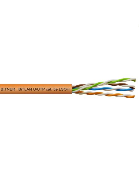 ➤ LAN tinklo kabelis Bitner UTP 5e (vidaus, PVC, LSZH, Eca, 305m, 24 AWG/0.5mm)