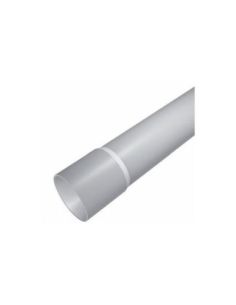 ➤ PVC vamzdis pilkas 40mm su išplatintu galu 3m (10)