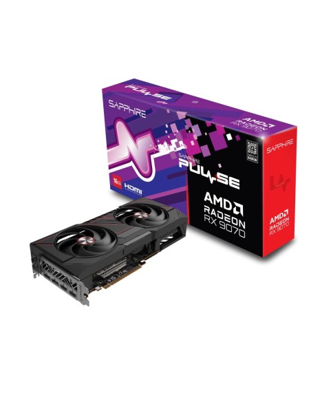 Graphics Card|SAPPHIRE|AMD Radeon RX 9070|16 GB|GDDR6|256 bit|PCIE 5.0 16x|Dual Slot Fansink|2xHDMI|2xDisplayPort|11349-03-20G