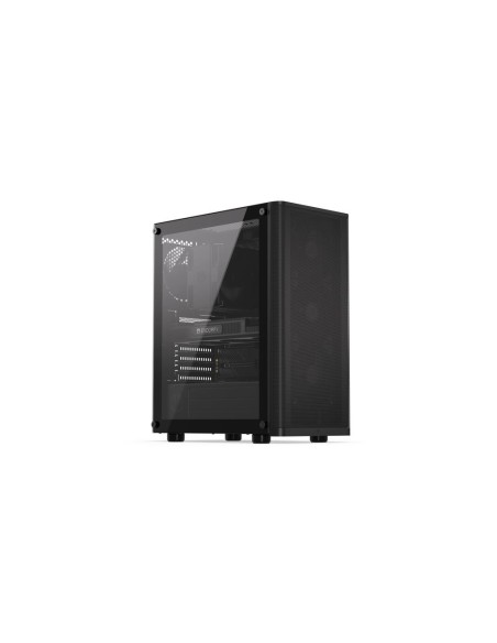 Case|ENDORFY|Ventum 200 Air|MicroTower|Case product features Transparent panel|Not included|ATX|MicroATX|MiniITX|Colour Black|EY