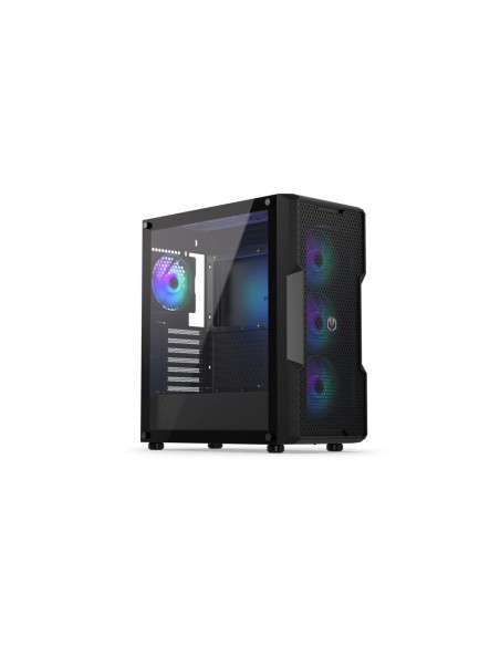 Case|ENDORFY|Regnum 400 ARGB|MidiTower|Case product features Transparent panel|Not included|ATX|MicroATX|MiniITX|Colour Black|EY