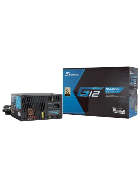 Power Supply|SEASONIC|G12 GM|850 Watts|Efficiency 80 PLUS GOLD|MTBF 100000 hours|G12GM-850