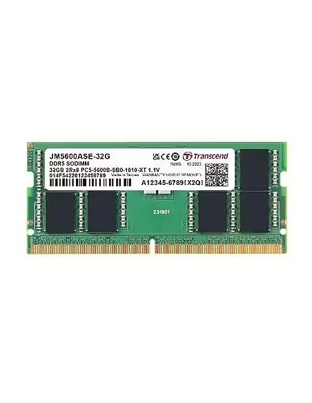 NB MEMORY 32GB DDR5-5600 SO/JM5600ASE-32G TRANSCEND