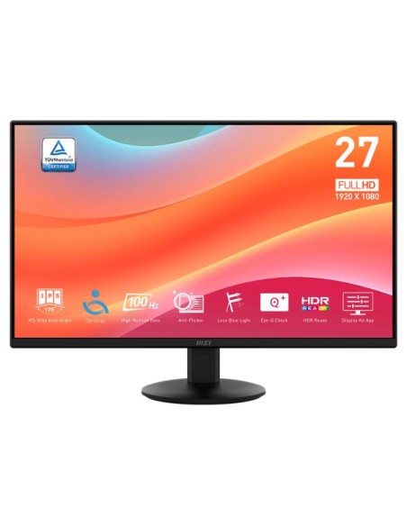 LCD Monitor|MSI|PRO MP272L|27"|Business|Matte|Panel IPS|1920x1080|16:9|100Hz|1 ms|Tilt|Colour Black|PROMP272L